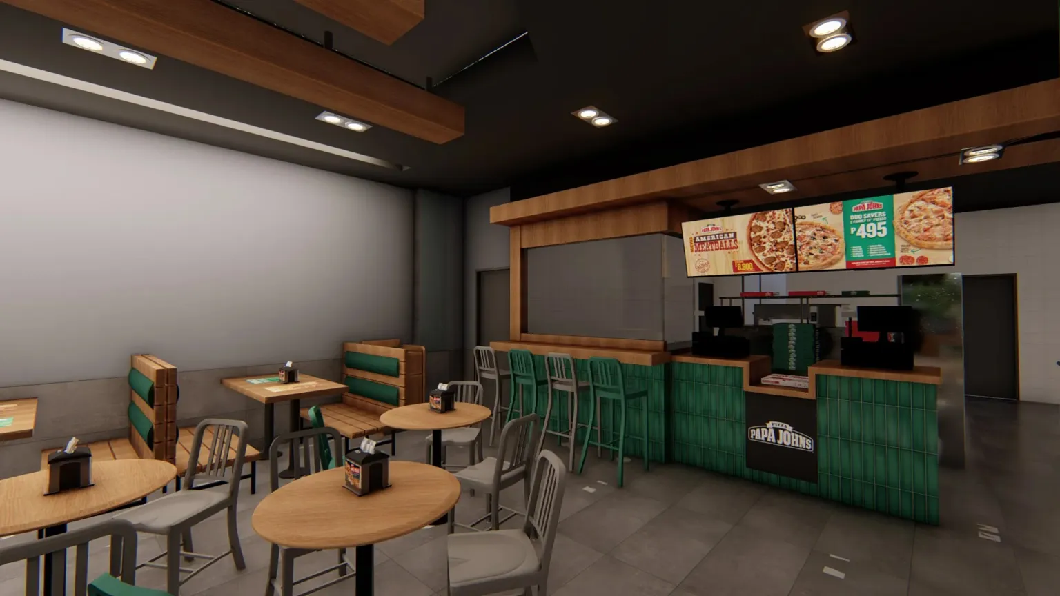 Imagen 11 de la galería del proyecto Papa Johns Calle 506 Panamá