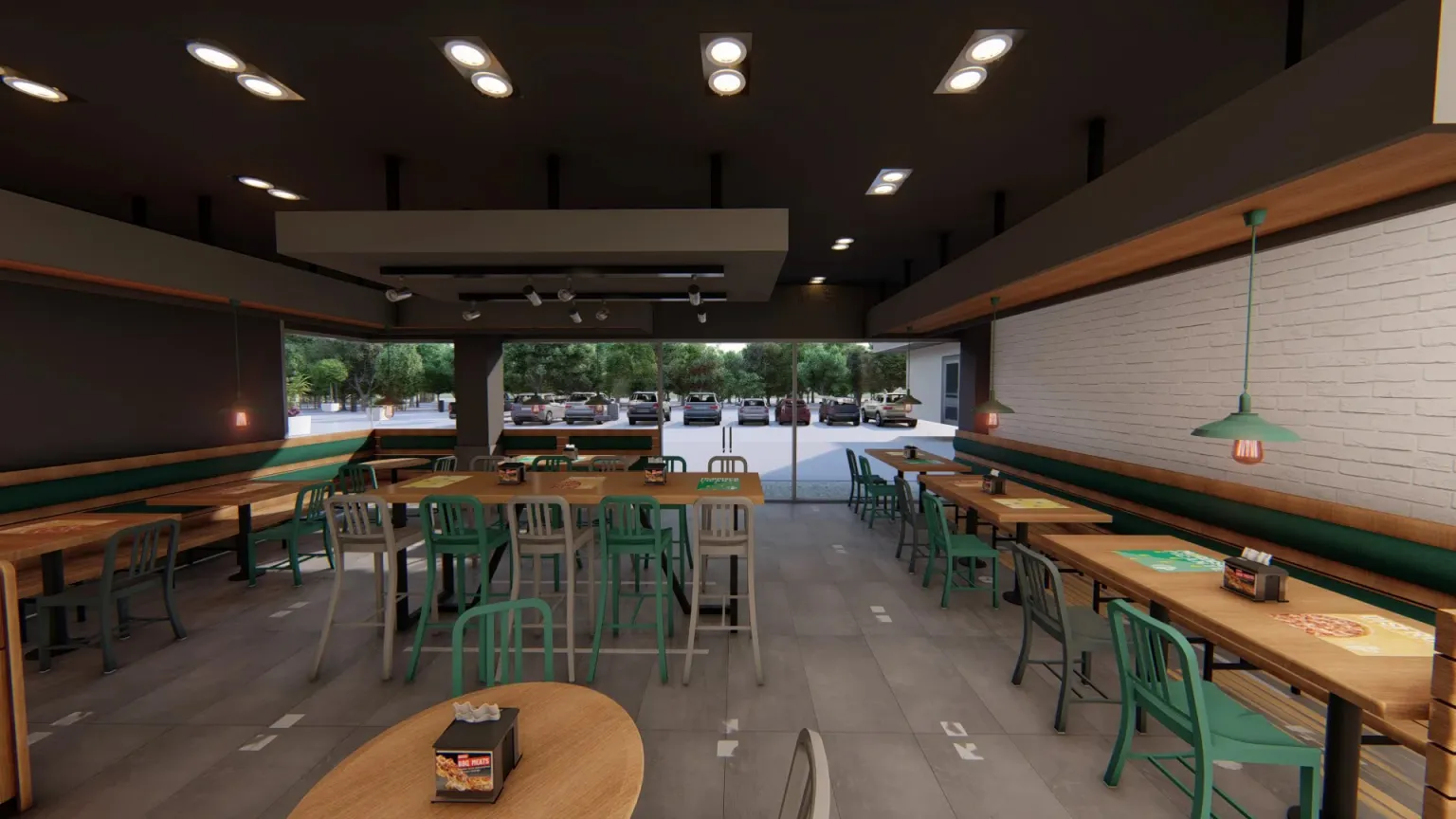 Imagen 24 de la galería del proyecto Papa Johns Calle 506 Panamá