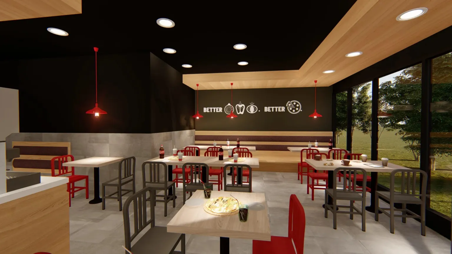 Imagen 4 de la galería del proyecto Papa Johns Lindora Vistana