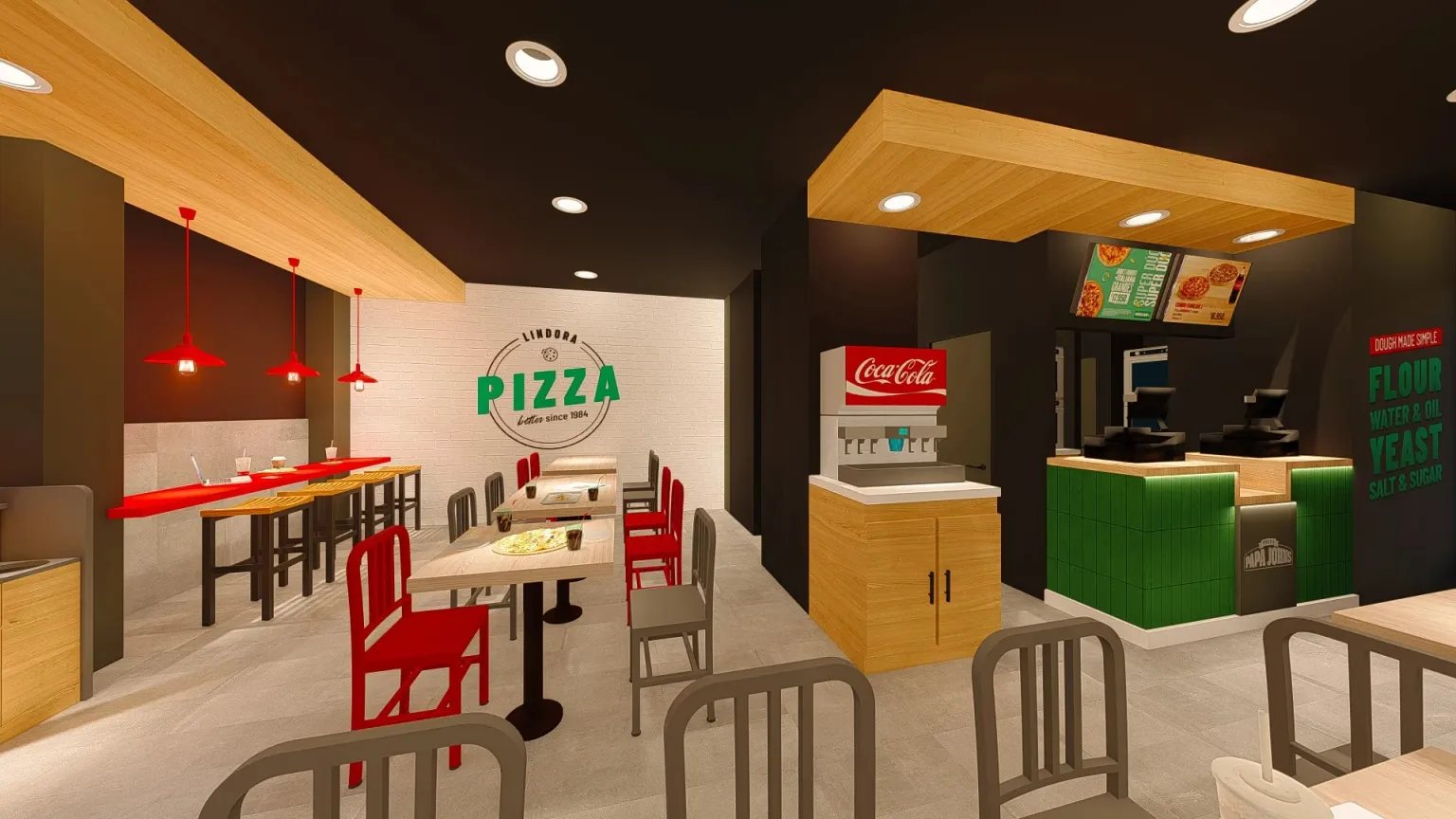 Imagen 5 de la galería del proyecto Papa Johns Lindora Vistana