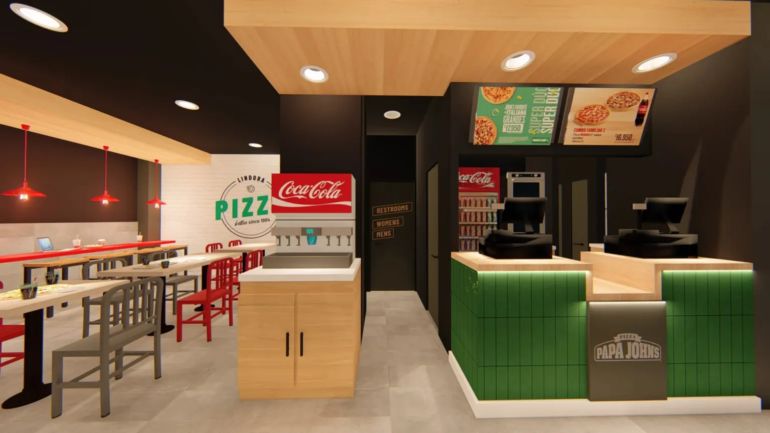 Imagen 6 de la galería del proyecto Papa Johns Lindora Vistana
